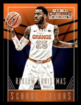 2015 Panini Contenders Draft Picks School Colors #36 Rakeem Christmas