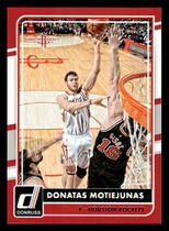 2015 Donruss Base Set #123 Donatas Motiejunas