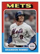 2024 Topps Heritage #110 Brandon Nimmo