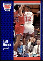 1991 Fleer Base Set #323 Tate George