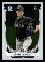 2014 Bowman Chrome Prospects Series 2 #BCP23 Daniel Winkler