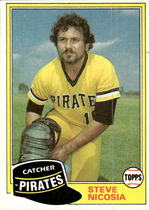 1981 Topps Base Set #212 Steve Nicosia