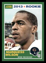 2013 Score Base Set #402 Marquess Wilson