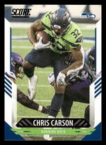 2021 Score Base Set #269 Chris Carson