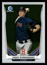 2014 Bowman Chrome Prospects Series 2 #BCP25 Teddy Stankiewicz