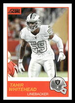 2019 Score Base Set #35 Tahir Whitehead