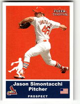2002 Fleer Tradition Update #U48 Jason Simontacchi