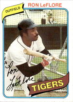1980 Topps Base Set #80 Ron LeFlore