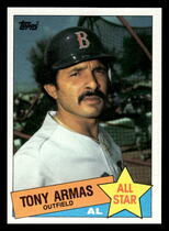 1985 Topps Base Set #707 Tony Armas