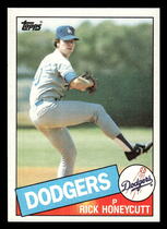 1985 Topps Base Set #174 Rick Honeycutt