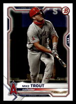 2021 Bowman Base Set #17 Mike Trout