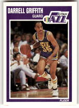 1989 Fleer Base Set #153 Darrell Griffith