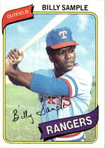 1980 Topps Base Set #458 Billy Sample