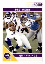 2011 Score Base Set #165 Joe Webb