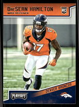 2018 Playoff Base Set #232 Daesean Hamilton
