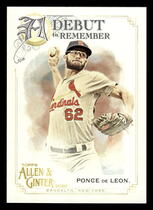 2020 Topps Allen & Ginter A Debut to Remember #DTR-23 Daniel Ponce De Leon