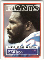1983 Topps Base Set #123 Harry Carson