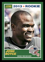 2013 Score Base Set #382 Josh Boyce