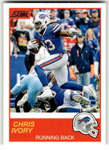 2019 Score Base Set #124 Chris Ivory