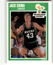 1989 Fleer Base Set #91 Jack Sikma