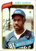 1980 Topps Base Set #589 Chet Lemon