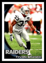 2010 Topps Base Set #68 Tyvon Branch