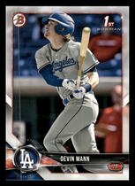 2018 Bowman Draft #BD-15 Devin Mann