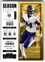 2017 Panini Contenders #34 Stefon Diggs