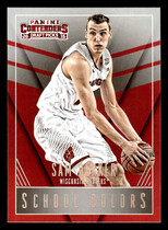 2015 Panini Contenders Draft Picks School Colors #41 Sam Dekker