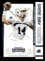 2015 Panini Contenders Draft Picks Game Day Tickets #57 Taylor Heinicke