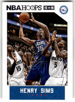2015 Panini NBA Hoops #161 Henry Sims