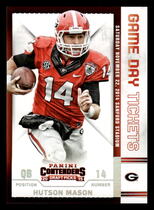 2015 Panini Contenders Draft Picks Game Day Tickets #52 Hutson Mason