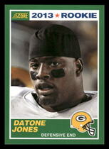 2013 Score Base Set #355 Datone Jones