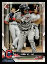 2018 Bowman Draft #BD-89 Korey Holland