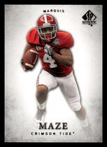 2012 SP Authentic #68 Marquis Maze