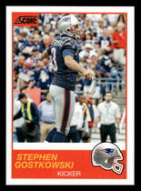 2019 Score Base Set #149 Stephen Gostkowski