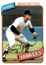 1980 Topps Base Set #710 Graig Nettles