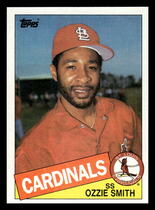1985 Topps Base Set #605 Ozzie Smith