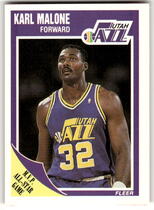 1989 Fleer Base Set #155 Karl Malone