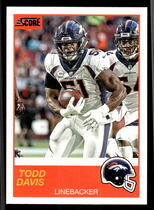2019 Score Base Set #15 Todd Davis