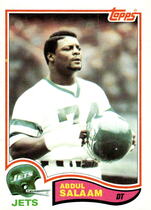 1982 Topps Base Set #180 Abdul Salaam