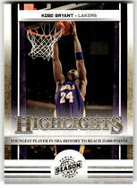 2009 Panini Season Update #13 Kobe Bryant