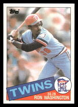 1985 Topps Base Set #329 Ron Washington