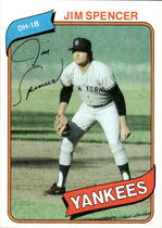 1980 Topps Base Set #278 Jim Spencer