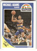 1989 Fleer Base Set #38 Michael Adams
