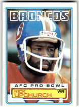 1983 Topps Base Set #268 Rick Upchurch
