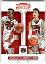 2016 Panini Contenders Draft Picks Collegiate Connections #6 Patrick Mccaw|Stephen Zimmerman