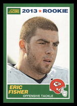 2013 Score Base Set #349 Eric Fisher