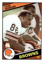 1984 Topps Base Set #58 Ozzie Newsome