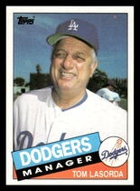 1985 Topps Base Set #601 Tom Lasorda